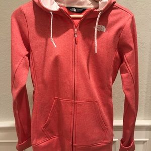 North Face full zip up hoodie